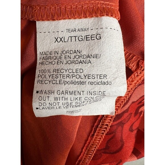 Under Armour Shirt Mens Size XXL Red T-Shirt UA Tech ABC Camo Short Sleeve Venom - Picture 5 of 6